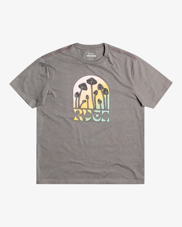 0 Dream Field - Short Sleeve T-Shirt for Men Grey C1SSRBRVP2 RVCA