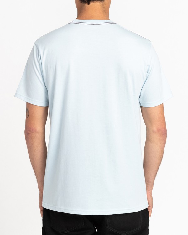3 Balance Box - Short Sleeve T-Shirt for Men Blue C1SSRCRVP2 RVCA