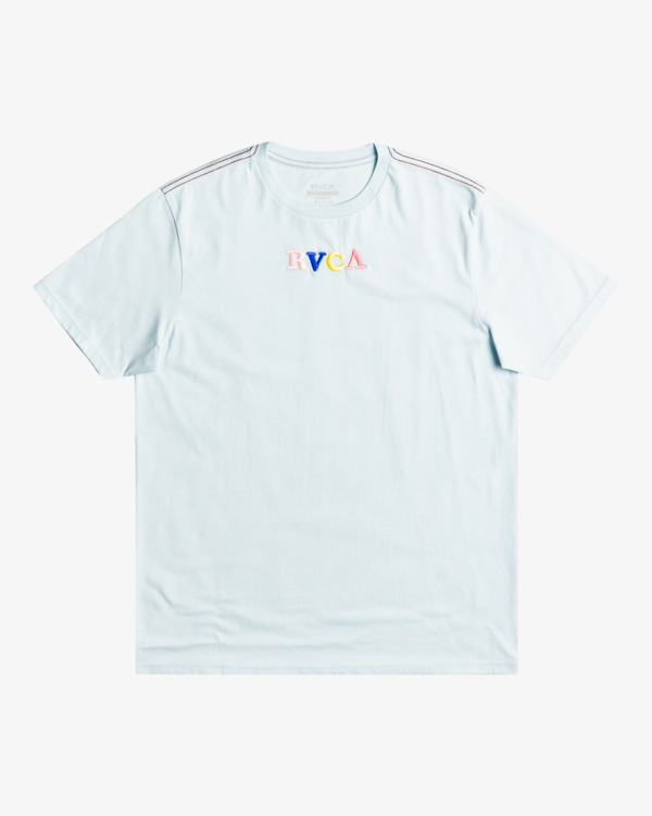 0 Luke Pelletier X Kristen Liu Wong Skull Club - Short Sleeve T-Shirt for Men Blue C1SSRFRVP2 RVCA