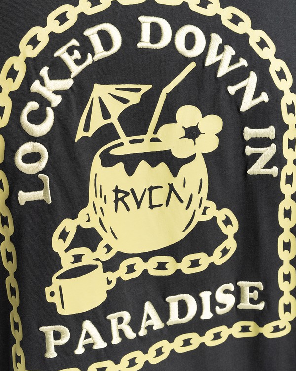 4 Locked Down - Short Sleeve T-Shirt for Men Black C1SSRIRVP2 RVCA