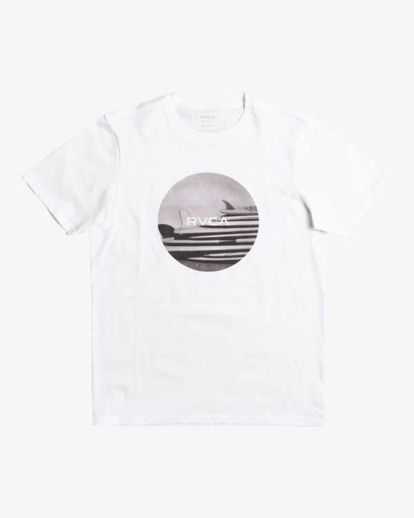 0 Motors - Short Sleeve T-Shirt for Men White C1SSRLRVP2 RVCA