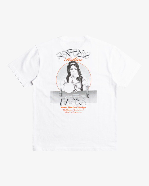 1 George Thompson Psychic Hotline - T-Shirt für Männer Weiss C1SSRNRVP2 RVCA