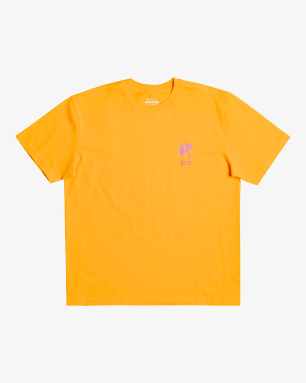 0 Hi Dez - Short Sleeve T-Shirt for Men Yellow C1SSRVRVP2 RVCA