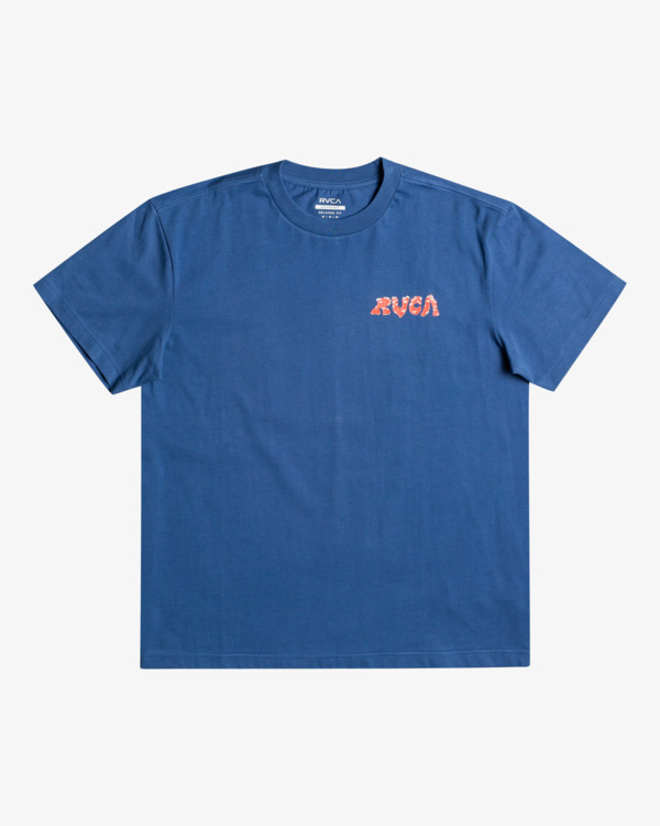 0 Alex Matus Land Snail - Short Sleeve T-Shirt for Men Blue C1SSRZRVP2 RVCA