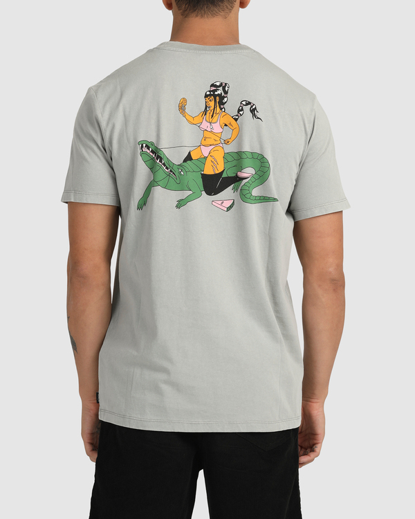 8 Luke Pelletier X Kristen Liu Wong - Short Sleeve T-Shirt for Men Blue C1SSSMRVP2 RVCA