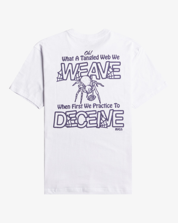 1 Weaver - Short Sleeve T-Shirt for Men White C1SSSQRVP2 RVCA