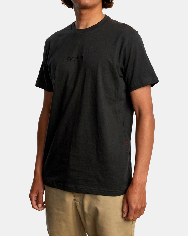 5 Small RVCA - T-Shirt for Men Black C1SSSRRVP2 RVCA