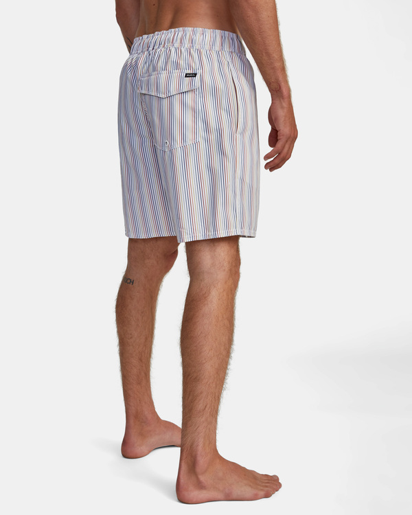 5 Perry Elastic - Elastic Swim Shorts for Men White C1VORARVP2 RVCA