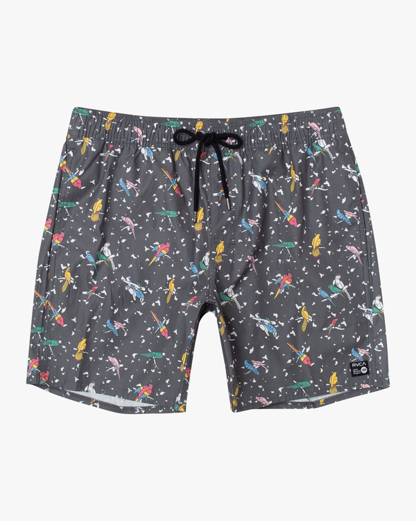 0 Luke Pelletier X Kristen Liu Wong - Elastic Swim Shorts for Men  C1VORBRVP2 RVCA