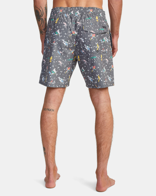 2 Luke Pelletier X Kristen Liu Wong - Elastic Swim Shorts for Men  C1VORBRVP2 RVCA