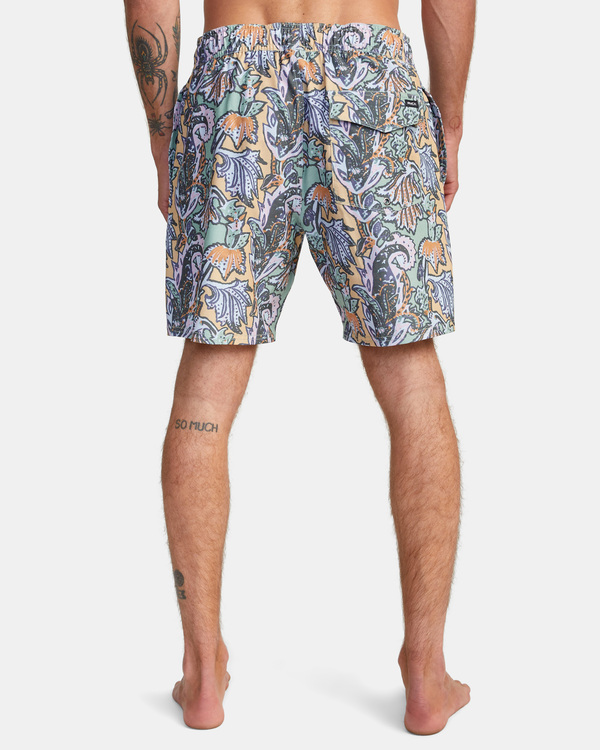 2 Daily - Elastic Swim Shorts for Men Blue C1VORERVP2 RVCA
