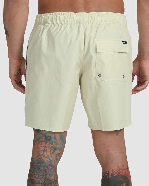 8 Opposites - Elastic Swim Shorts for Men Green C1VORXRVP2 RVCA