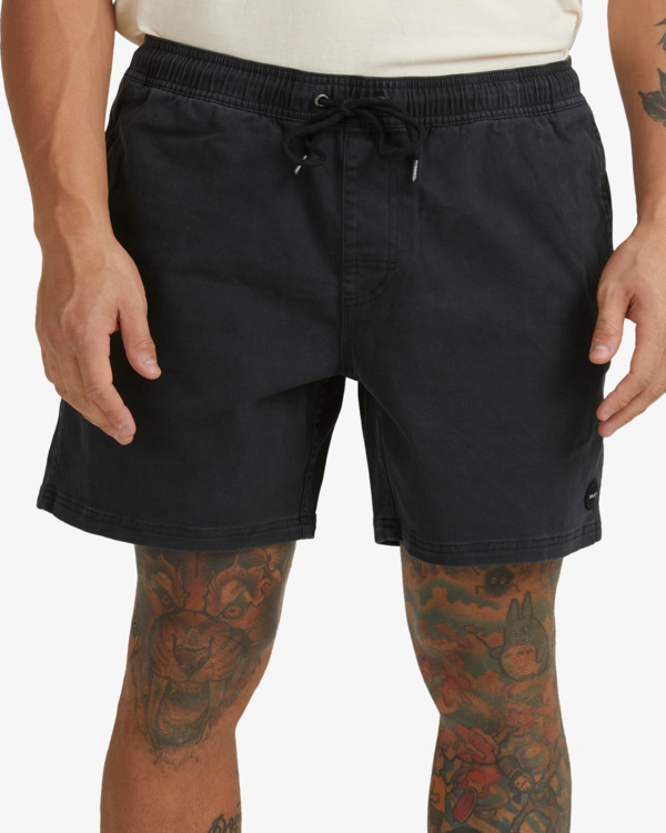 7 Escape Elastic - Shorts f&uuml;r Jungen 8-16 Schwarz C2WKRCRVP2 RVCA