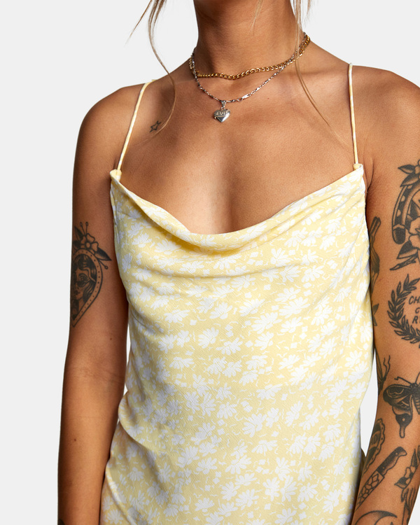 4 Camille Rowe Phoebe - Robe mi-longue pour Femme  C3DRRCRVP2 RVCA
