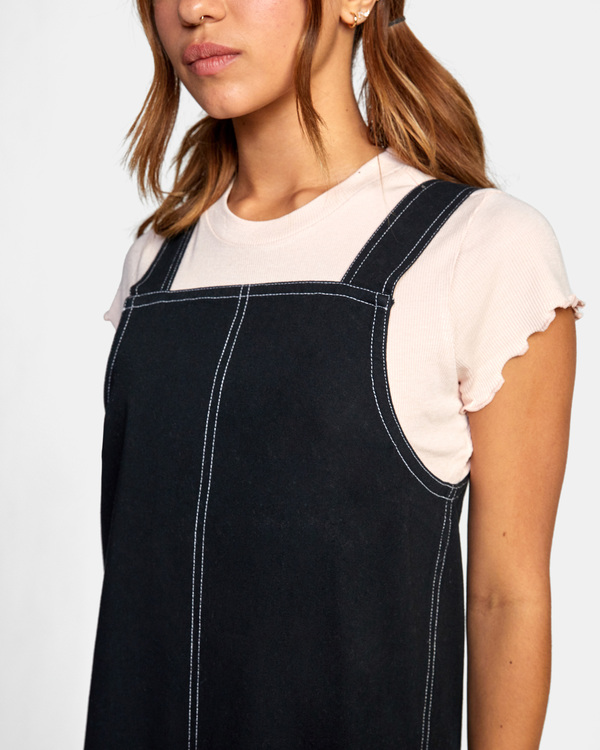 3 Crowd Favourite - Robe courte pour Femme Noir C3DRRIRVP2 RVCA