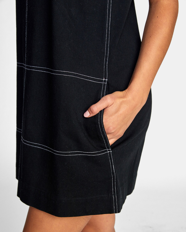 7 Crowd Favourite - Robe courte pour Femme Noir C3DRRIRVP2 RVCA