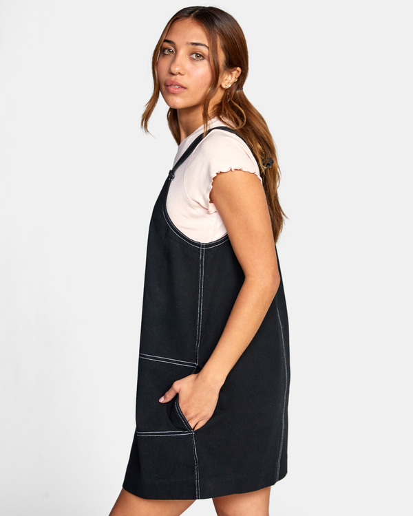 5 Crowd Favourite - Robe courte pour Femme Noir C3DRRIRVP2 RVCA