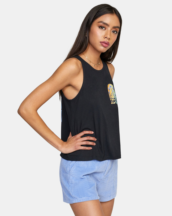 5 Dream Field - Camiseta sin mangas para Mujer  C3SGRBRVP2 RVCA