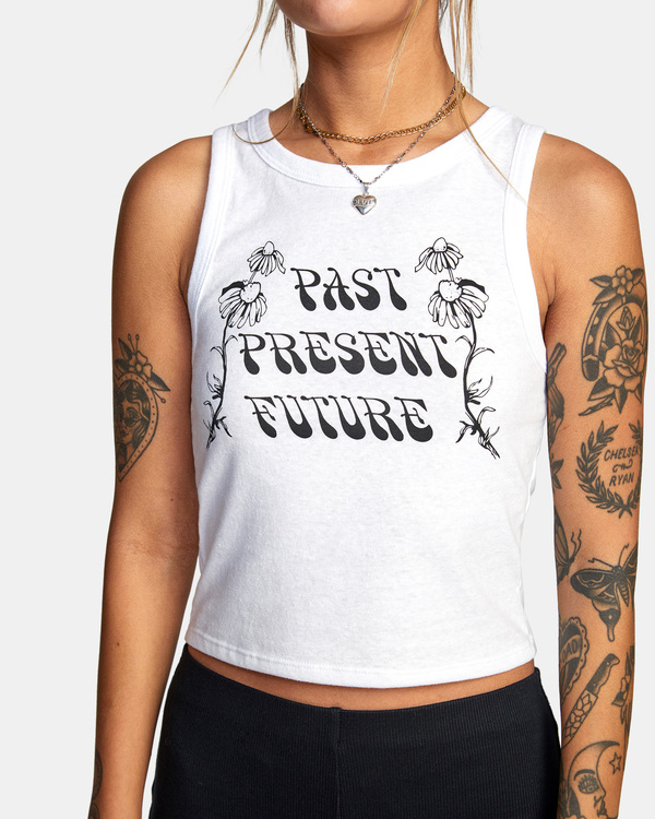 2 Future Flowers - Camiseta sin mangas para Mujer  C3SGRERVP2 RVCA