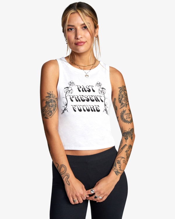 0 Future Flowers - Camiseta sin mangas para Mujer  C3SGRERVP2 RVCA