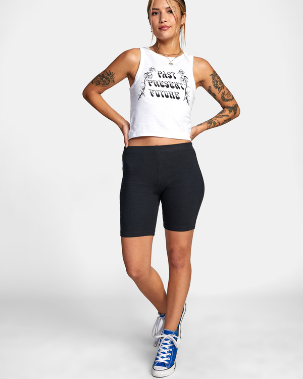 3 Future Flowers - Camiseta sin mangas para Mujer  C3SGRERVP2 RVCA