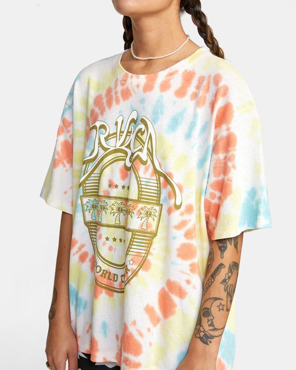 3 World Tour - T-Shirt für Frauen  C3SSRERVP2 RVCA