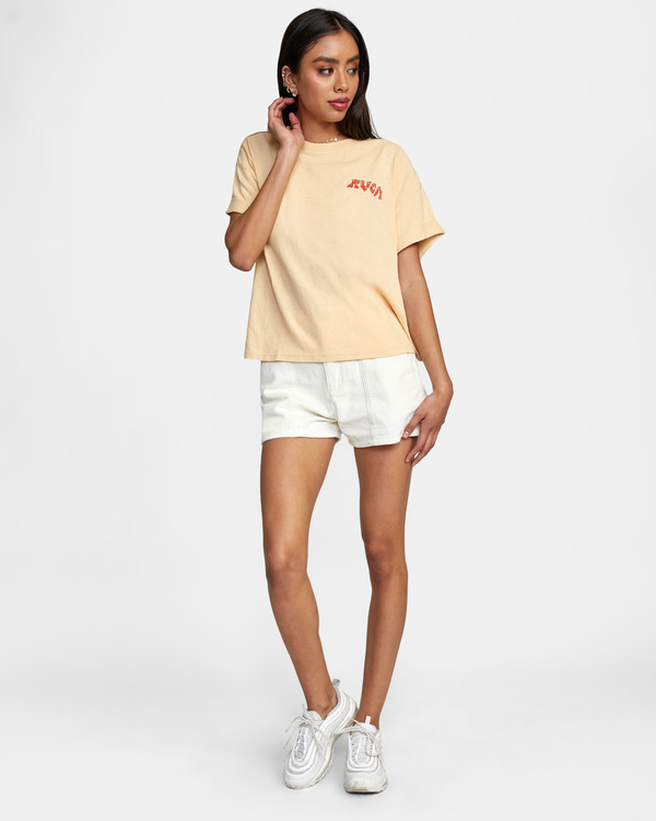 3 Land Snail - Short Sleeve T-Shirt for Women  C3SSRFRVP2 RVCA