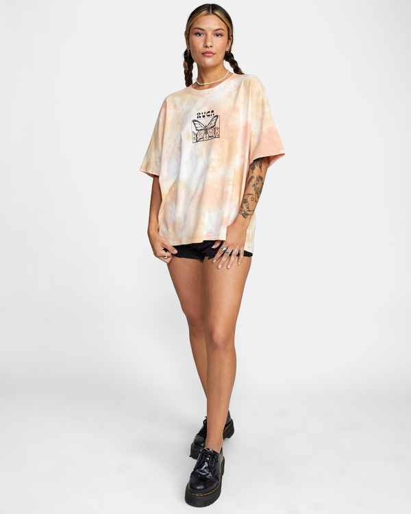 3 In The Air - T-shirt manches courtes pour Femme Orange C3SSRGRVP2 RVCA