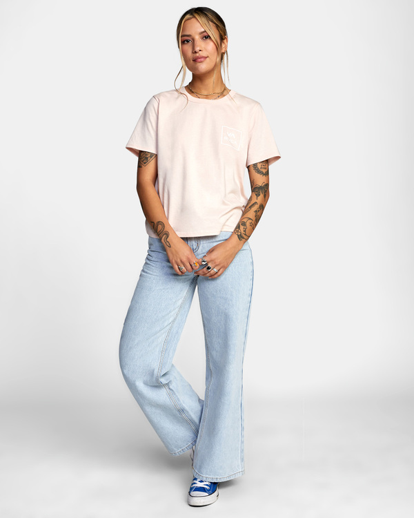 3 All The Way - Short Sleeve T-Shirt for Women  C3SSRJRVP2 RVCA