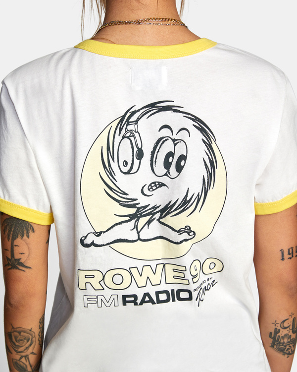 3 Camille Rowe Radio - Short Sleeve T-Shirt for Women  C3SSRTRVP2 RVCA