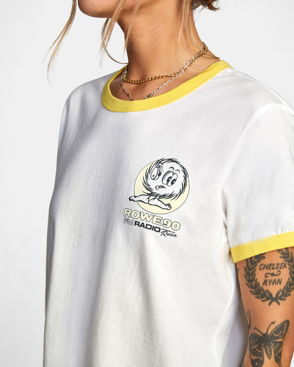 7 Camille Rowe Radio - Short Sleeve T-Shirt for Women  C3SSRTRVP2 RVCA