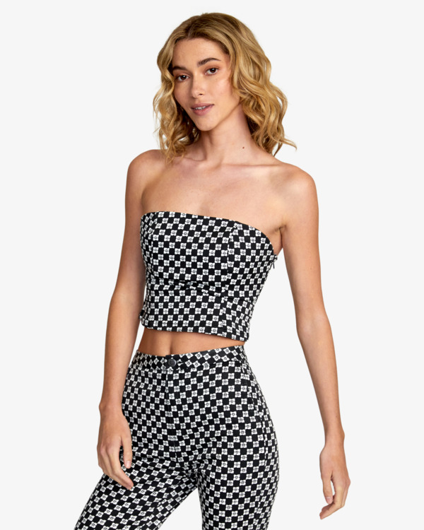 5 Camille Rowe Mossy Tube - Top for Women Black C3TPRBRVP2 RVCA
