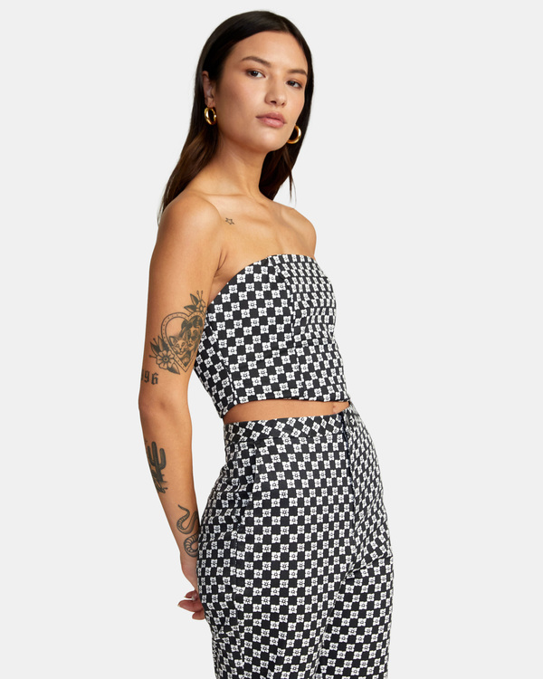 6 Camille Rowe Mossy Tube - Top for Women Black C3TPRBRVP2 RVCA