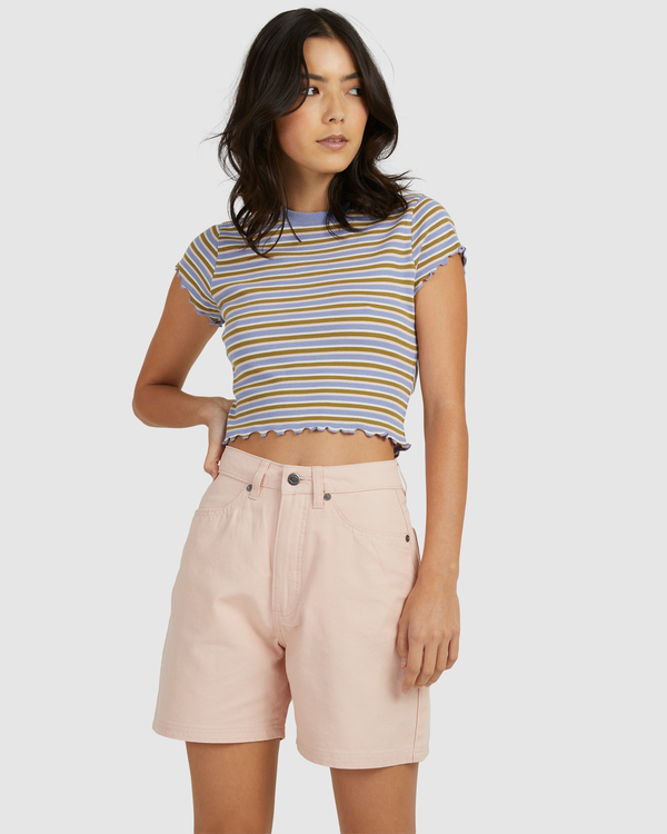 0 Classmate - Short Sleeve Top for Women Grey C3TPRHRVP2 RVCA