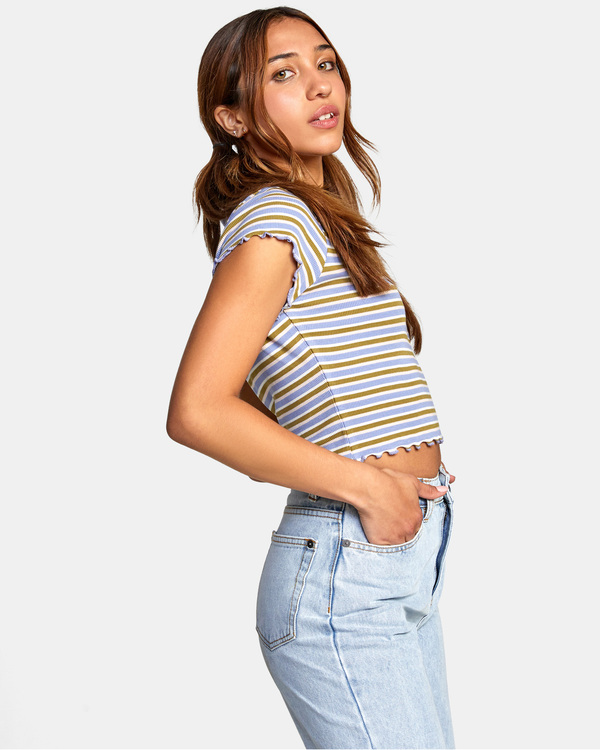 4 Classmate - Short Sleeve Top for Women Grey C3TPRHRVP2 RVCA