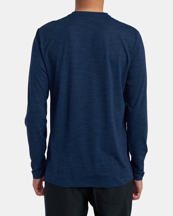 2 RVCA Surf - Long Sleeve UPF 20 Surf T-Shirt for Men Blue C4MYRDRVP2 RVCA