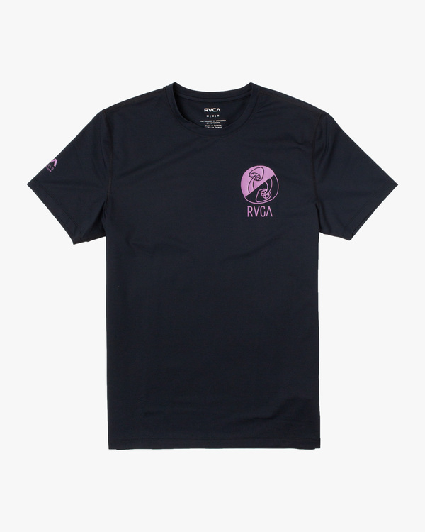 0 RVCA Surf - Short Sleeve Surf Tee UPF 40 for Men  C4MYRERVP2 RVCA