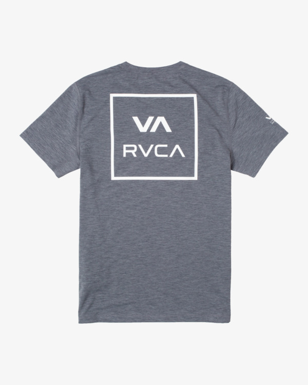 1 RVCA Surf - Short Sleeve T-Shirt UPF20 for Men Grey C4MYRFRVP2 RVCA