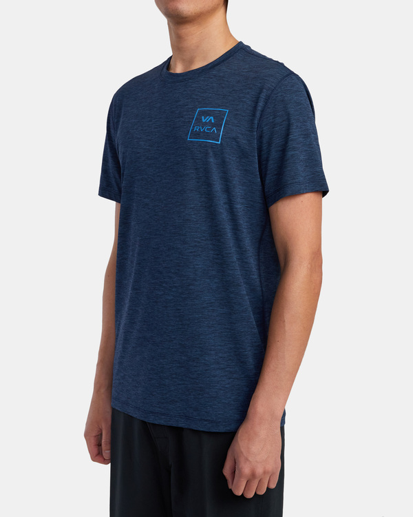 5 RVCA Surf - T-shirt manches courtes UPF20 pour Homme Bleu C4MYRFRVP2 RVCA