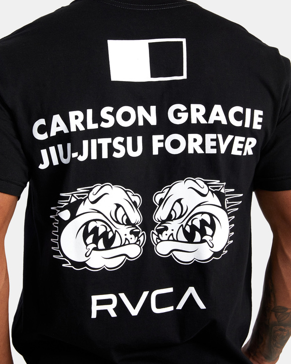 4 Carlson Gracie Forever - Camiseta de manga corta para Hombre  C4SSGARVMU RVCA