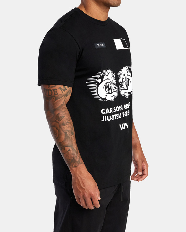 6 Carlson Gracie Forever - Camiseta de manga corta para Hombre  C4SSGARVMU RVCA