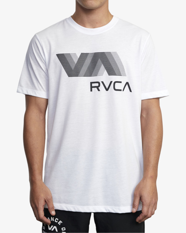 2 VA RVCA Blur - Short Sleeve T-Shirt for Men White C4SSMVRVP2 RVCA