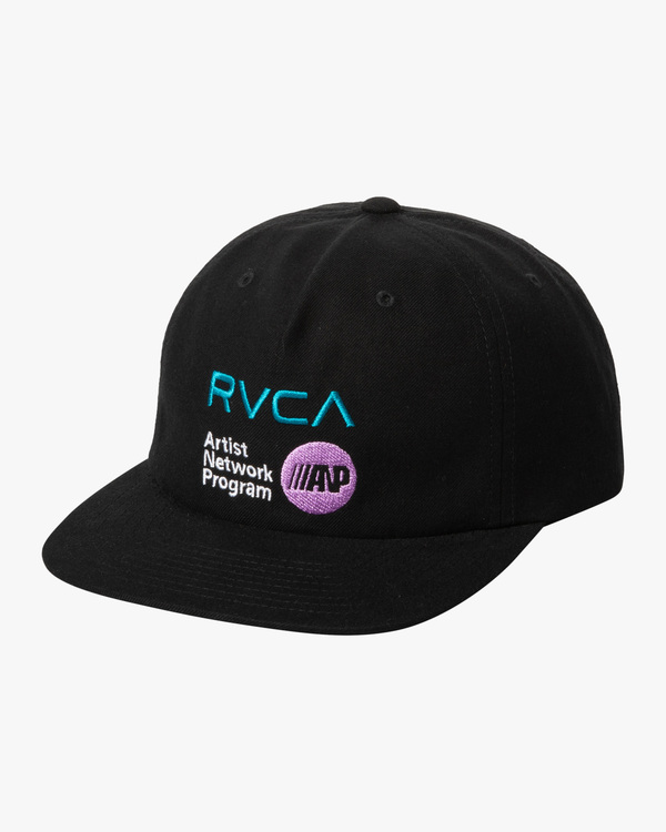 0 ANP Programme - Snapback Cap for Men Black C5CPRDRVP2 RVCA