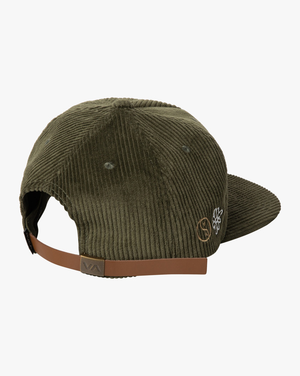 1 Gained - Strapback Cap for Men Green C5CPRERVP2 RVCA