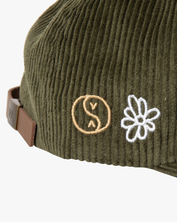 7 Gained - Strapback Cap for Men Green C5CPRERVP2 RVCA