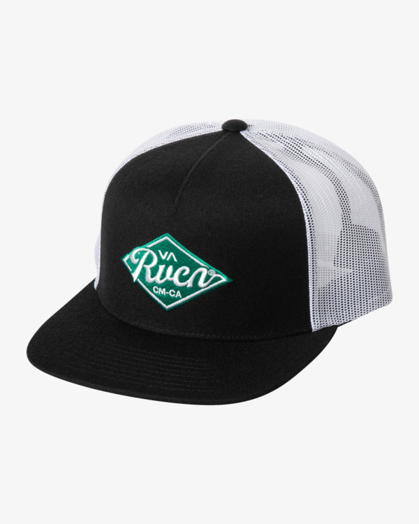0 Prime - Trucker Cap for Men Black C5CPRJRVP2 RVCA
