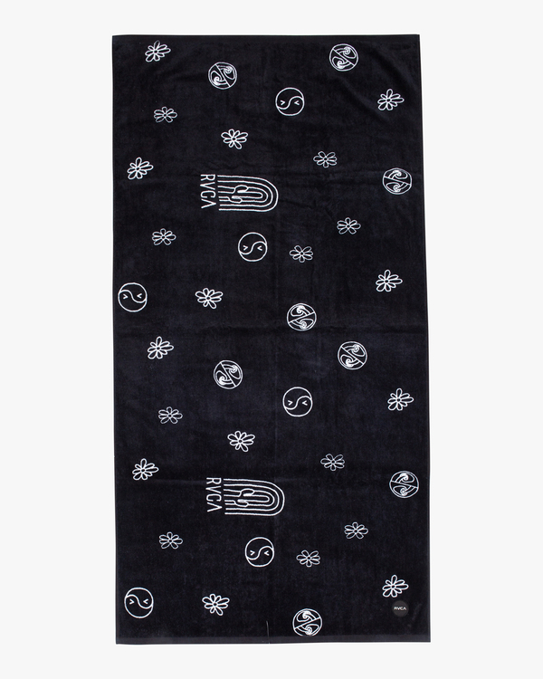 0 Barnes - Serviette unisexe Noir C5TORCRVP2 RVCA