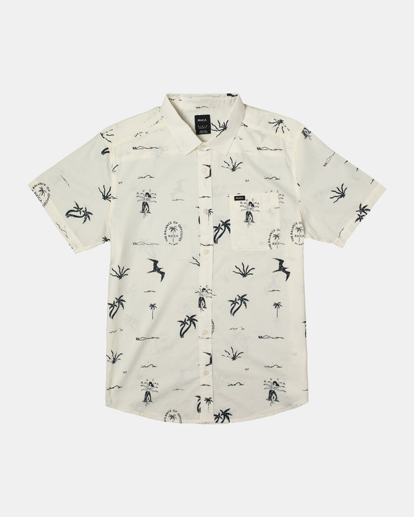 0 Hula Hands - Short Sleeve Shirt for Men  D1SHRARVS2 RVCA