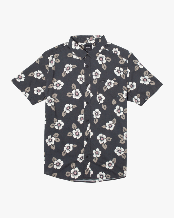 0 Botanical - Short Sleeve Shirt for Men Black D1SHRDRVS2 RVCA