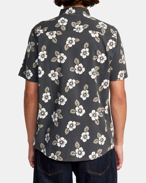 2 Botanical - Short Sleeve Shirt for Men Black D1SHRDRVS2 RVCA